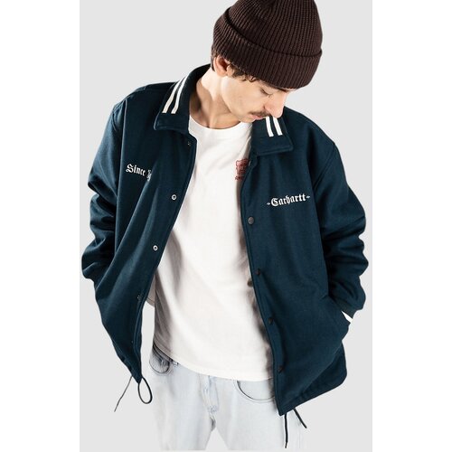 Carhartt WIP Wool Coach Jakna deep lagoon / wax Slike