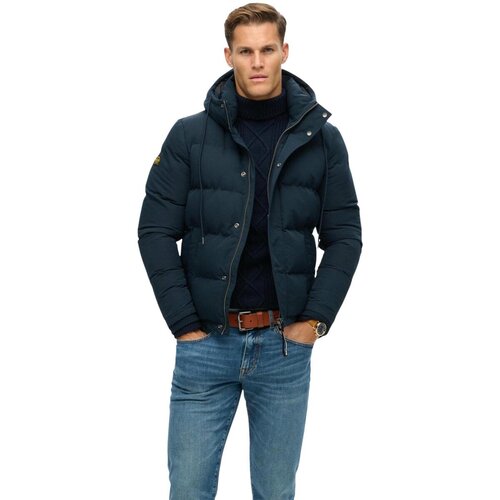 Superdry Jakne Outdoor Everest Puffer Jkt SDM5012423A Modra Slike