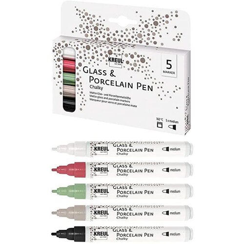 C.KREUL Flomastri za porcelan Chalky set 5, (20631486) Cene
