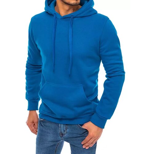 DStreet Bluza męska z kapturem błękitna Cijene