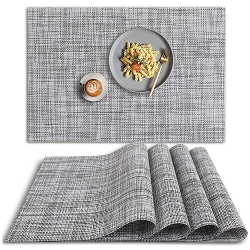 INF Set 6 pogrinjkov, 30x45 cm, mešane barve Silver+White, (22103448) Cene