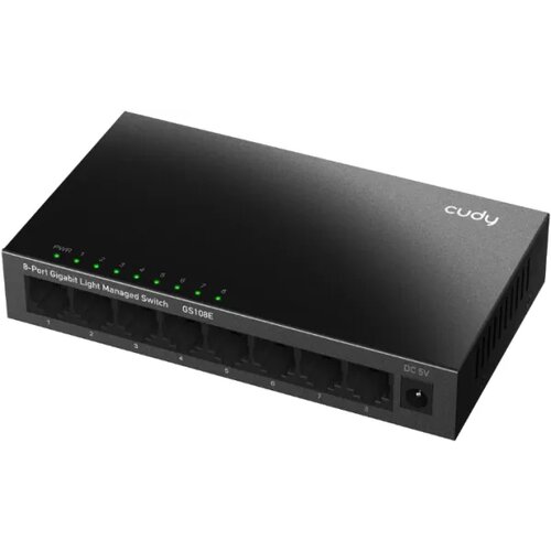  GS108E 8-Port Gigabit Light Managed Switch Cene