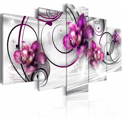  Slika - Orchids and Pearls 100x50