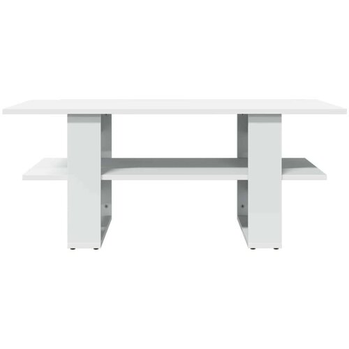  Stolić za kavu bijeli 102 x 55 x 42 cm od konstruiranog drva Slike