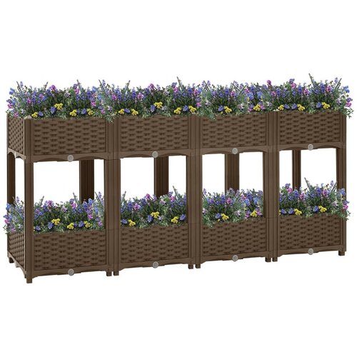  Povi&amp;scaron;ena gredica 160 x 40 x 71 cm od polipropilena Slike