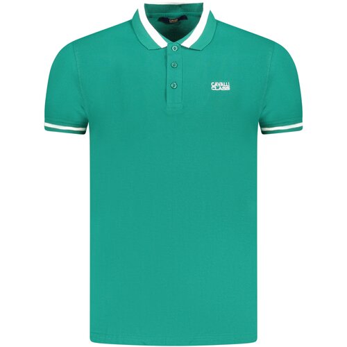 Cavalli Class POLO SHORT SLEEVES MEN GREEN Slike