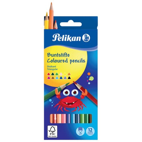 Pelikan Drvene bojice - Trouglaste 1-12 Cene