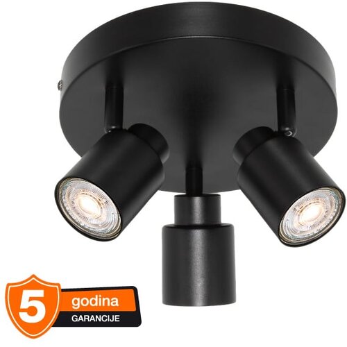 Osram PRIMAL PL crna spot lampa 3xGU10 Slike