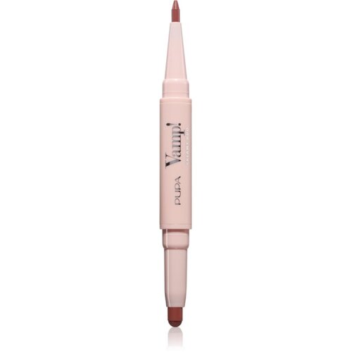 PUPA Milano Vamp! Creamy Duo &amp;scaron;minka in svinčnik za ustnice 2 v 1 odtenek 004 Light Rose 0.8 g Slike