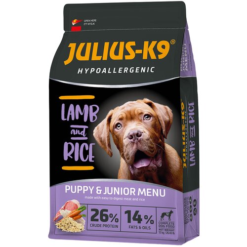 Julius-K9 High Premium Puppy & Junior Hypoallergenic janjetina &ndash; 2 x 12 kg Cijene