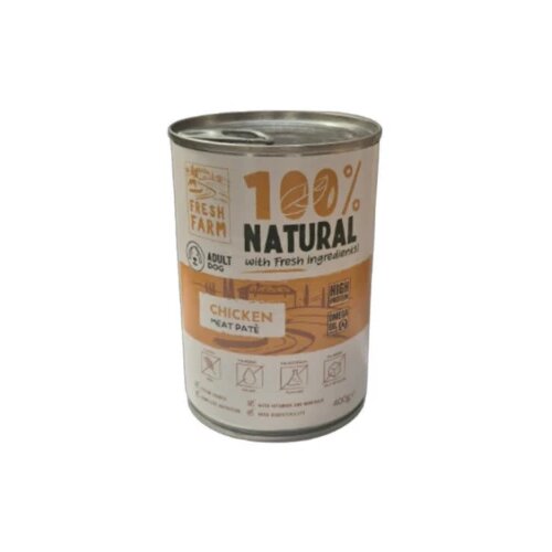 PREFERA - FRESH FARM Fresh Farm pasteta za pse piletina 400 g Cene