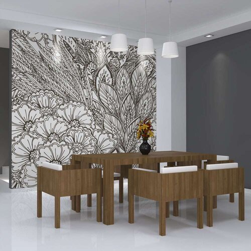  Tapeta - meadow (black and white) 250x193 Slike