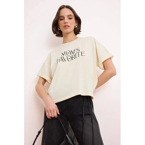 TRENDYOLMILLA Ženska majica TWOSS26TS00081, Bela Cene