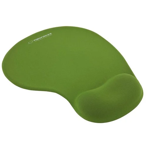 Esperanza Podloga za miš ESPERANZA, Gel wrist rest, anti-slip, GREEN, EA137G