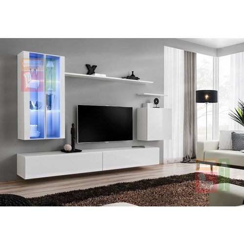 ASM Meble Multimedija TV regal Switch XII 270 cm - LED Slike