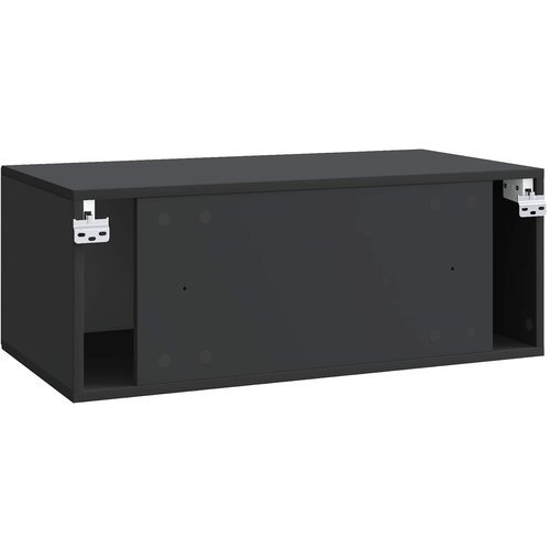  ormar za zid Zidne Crna 78,5 x 41 x 30 cm Konstruirano drvo Slike