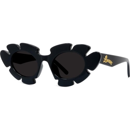 Loewe Curvy Shiny black Cat Eye Sunglasses ONE SIZE (47) Črna/Siva Slike