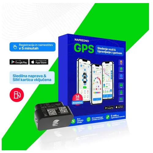 EEVY GPS sledenje FUEL - komplet naprava za + SIM 14 dni brezplačno