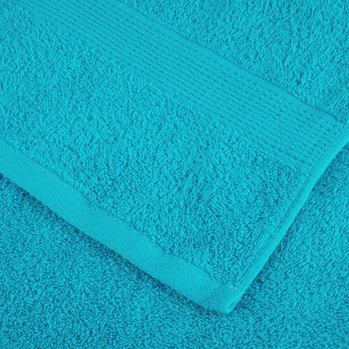  Ručnici za kupanje SOLUND 4 kom tirkizni 100x150 cm 600 gsm Slike