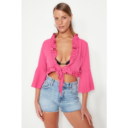 Trendyol Blouse - Pink - Regular fit Cene