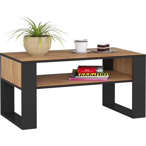 AKORD Domi Klubska Mizica, Hrast Craft/Črna, (5000331757) Cene