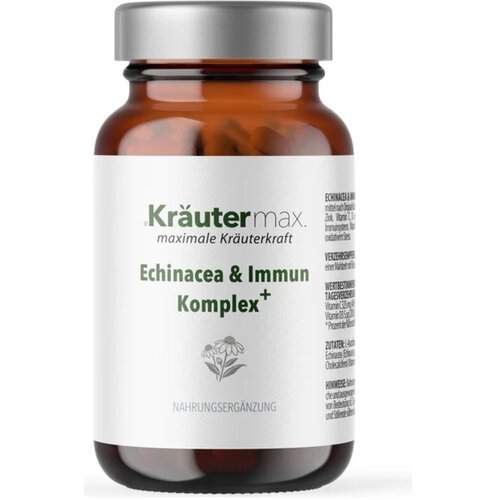 Kr&amp;auml;uter Max Echinacea &amp;amp; Immun Komplex+ - 60 kapsule Slike