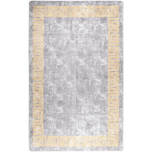 vidaXL perivi tepih 160 x 230 cm sivi protuklizni Cene