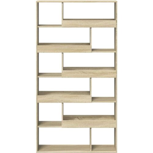 VidaXL Sobna pregrada boja hrasta 100x33x187,5 cm konstruirano drvo Slike