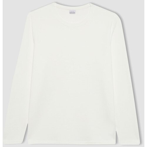 Defacto Slim Fit Crew Neck Waffle T-Shirt Cene