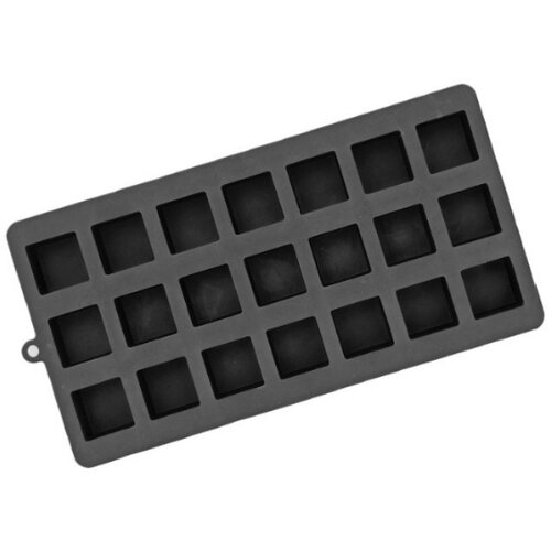 INF Silikonski pladenj za ledene kocke s pokrovom Black, (21779218) Cene