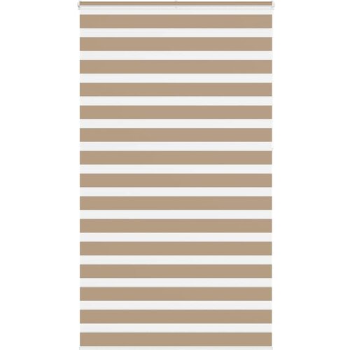 vidaXL Zebra zavesa peščeno rjava 120x230 cm širina blaga 115,9 cm poliester, (5000297593) Cene
