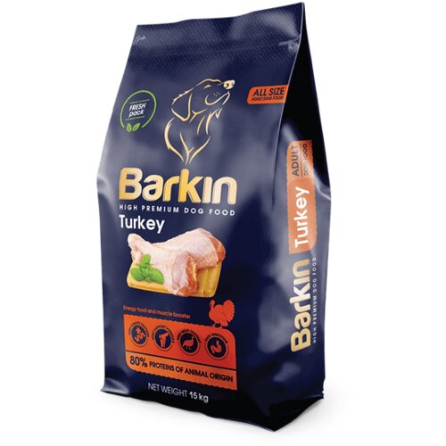 Barkin Suva hrana za pse High Premium, Ćuretina, 15kg Slike