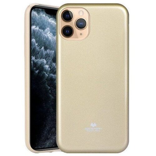  Gumijasti / gel etui Mercury Jelly Case za Apple iPhone 11 Pro (5.8&amp;quot;) - zlati Slike