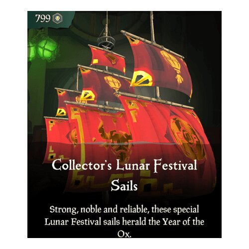 Steam Sea of Thieves - Collector’s Lunar Festival Sails (DLC) (PC) Key GLOBAL Cene