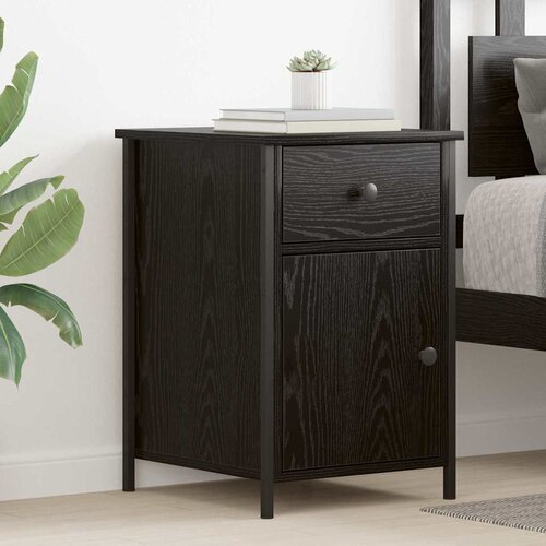  Noćni ormar 2 pcs Crni hrast 40 x 42 x 60 cm Konstruirano drvo Cene