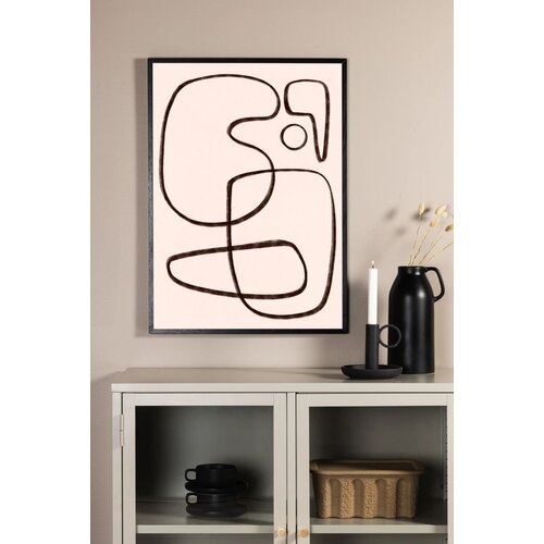 Venture Home poster Line Art 50 &amp;times; 70 cm, bijeli Slike