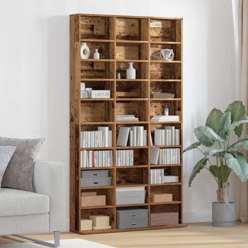Cd ormar Staro drvo 101 x 23 x 177,5 cm Konstruirano drvo Slike