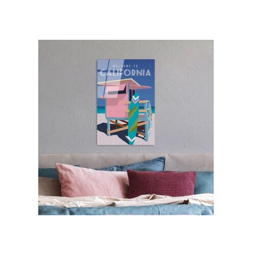 Wallxpert Slika od kaljenog stakla 30x45cm Slike