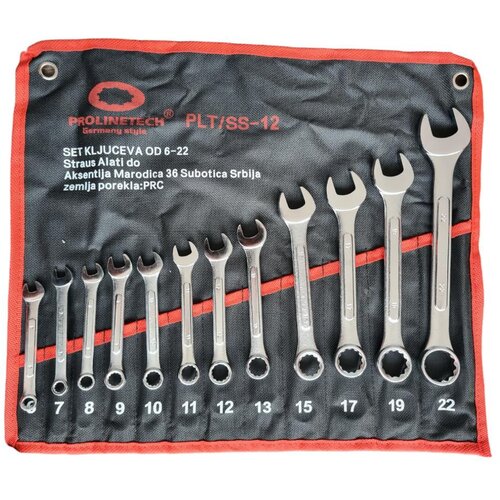 Prolinetech Set 12 kljuČeva 6-22mm PLT/SS-12 Cene