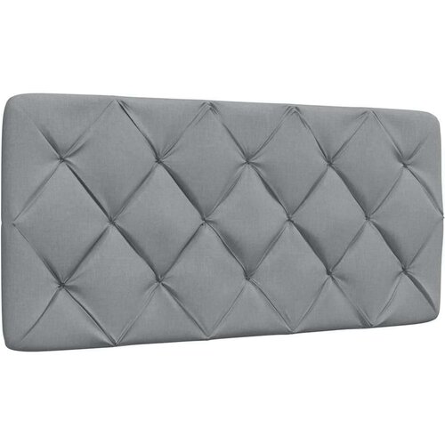 vidaXL Vzglavna stranica svetlo siva 100 cm blago Cene