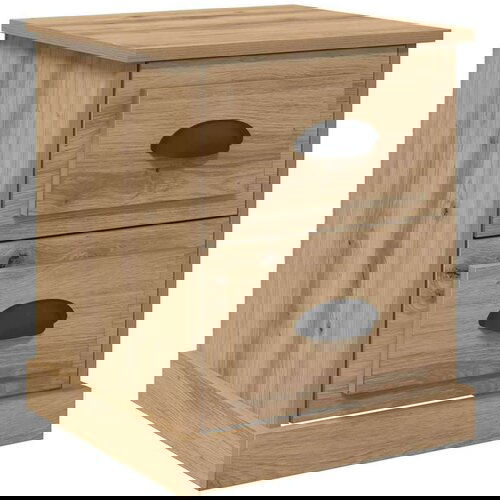 vidaXL Nočna omarica artisan hrast 39 x 39 x 47.5 cm Konstruiran les Cene