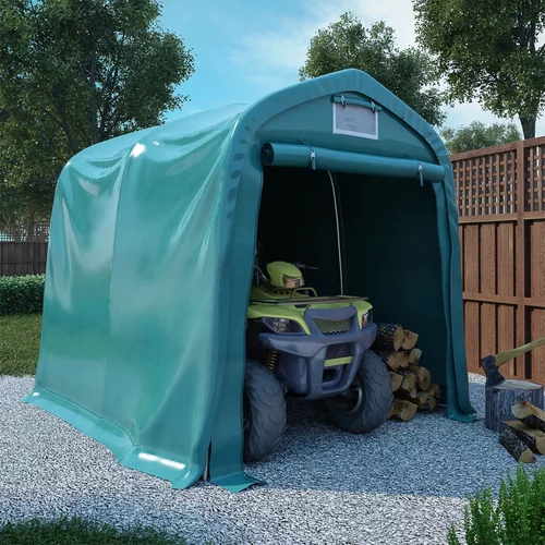 PVC Garažni šotor PVC 1,6x2,4 m zelen