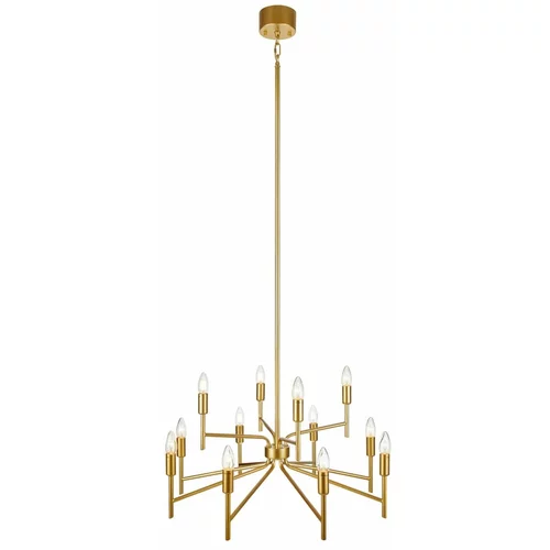Markslöjd viseća lampa s dvanaest krakova u zlatnoj boji Regent