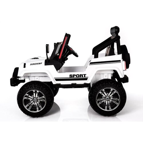  Auto na akumulator S2388 Jeep 4x4 - bijeli Slike