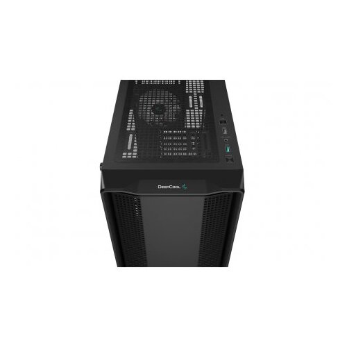DeepCool gaming ohi&amp;scaron;je cc560 v2 atx led kaljeno steklo, črna Slike