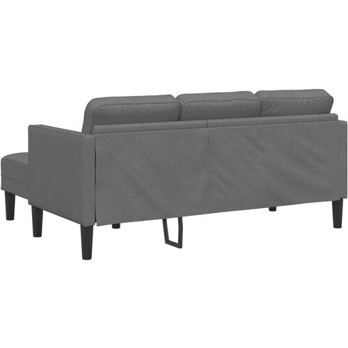  Set sofe s jastukom 2 pcs Tamno siva Poliester Slike