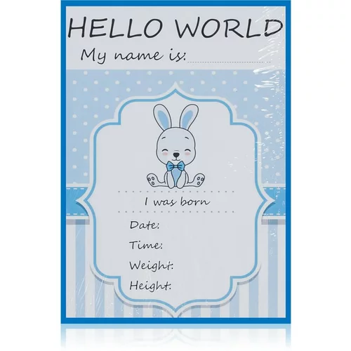 KidPro Milestone Cards Bunny For a Boy kartice uspomena