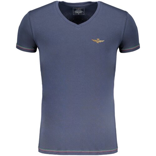 Aeronautica Militare ERONAUTICA MILITARE MEN&amp;amp;#39;S SHORT SLEEVED T-SHIRT BLUE Slike