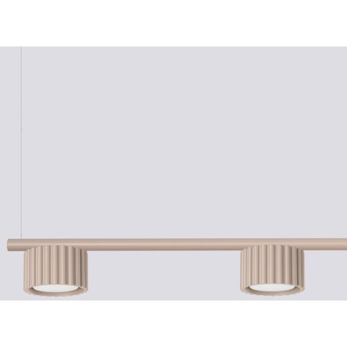 Sollux SL.2702 - Luster na sajli AURA 4xGX53/10W/230V taupe Slike