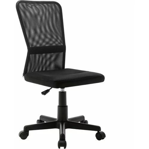 vidaXL Pisarniški stol črn 44x52x100 cm mrežasto blago, (20624700)